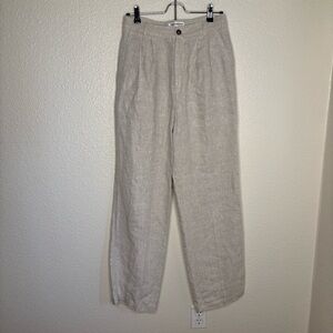 Reformation Linen Trousers Size 6